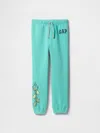 Gap Factory Babygap &#215 Disney Relaxed Logo Pull-on Joggers In Green