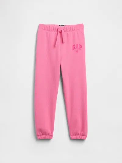 Gap Factory Babygap &#215 Disney Relaxed Logo Pull-on Joggers In Pink
