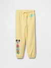 Gap Factory Babygap &#215 Disney Relaxed Logo Pull-on Joggers In Yellow