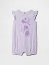 Gap Factory Babygap &#215 Disney Ruffle Romper In Purple