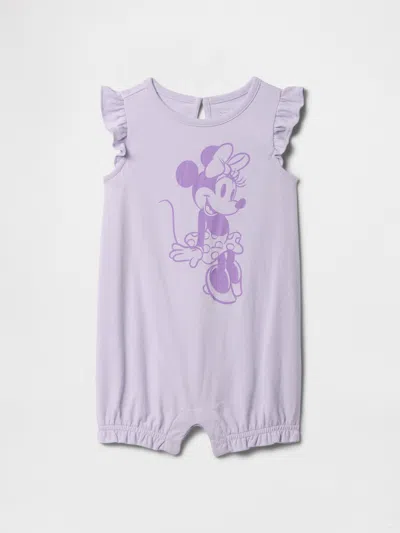 Gap Factory Babygap &#215 Disney Ruffle Romper In Purple