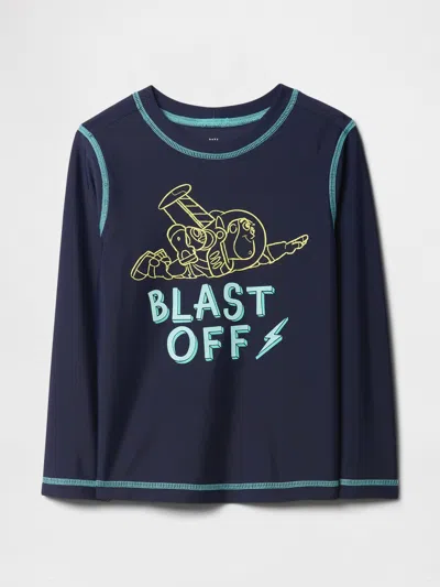 Gap Factory Babygap &#215 Disney Swim Rash Guard In Blue