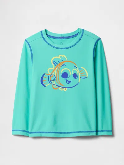 Gap Factory Babygap &#215 Disney Swim Rash Guard In Green