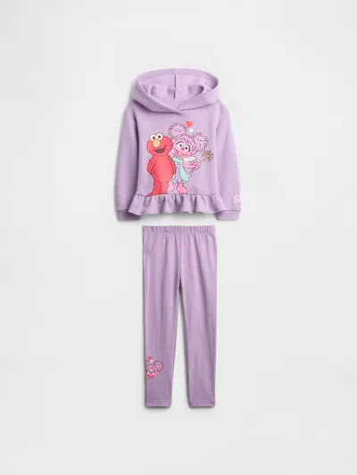Gap Factory Babygap &#215 Sesame Street Two-piece Outfit Set In Pink