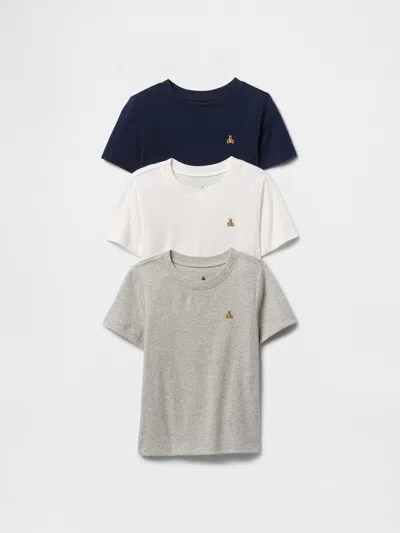 Gap Factory Babygap Brannan Bear Crewneck T-shirt (3-pack) In Multi