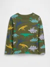 Gap Factory Babygap Brannan Bear Crewneck T-shirt In Green