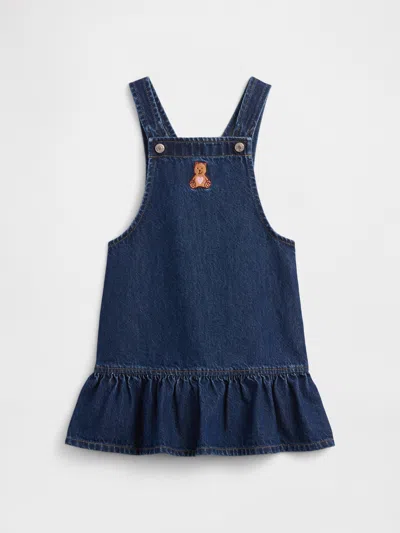 Gap Factory Babygap Brannan Bear Denim Skirtall In Animal Print
