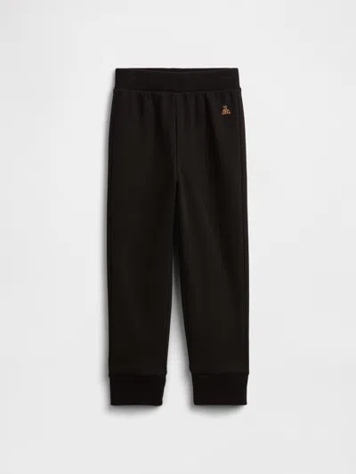 Gap Factory Babygap Brannan Bear Pull-on Fleece Joggers In Black