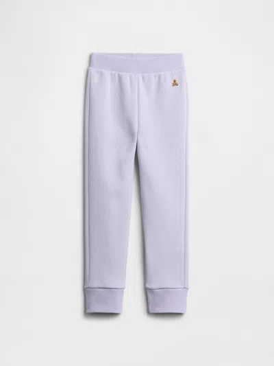 Gap Factory Babygap Brannan Bear Pull-on Fleece Joggers In Purple