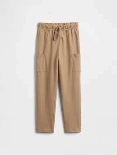 Gap Factory Babygap Brannan Bear Pull-on Stretch Jersey Cargo Joggers In Gold