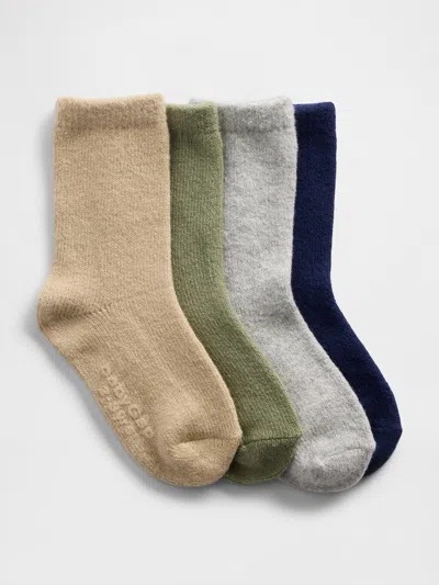 Gap Factory Babygap Cashsoft Crew Socks (4-pack) In Multi