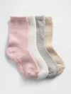 Gap Factory Babygap Cashsoft Crew Socks (4-pack) In Multi