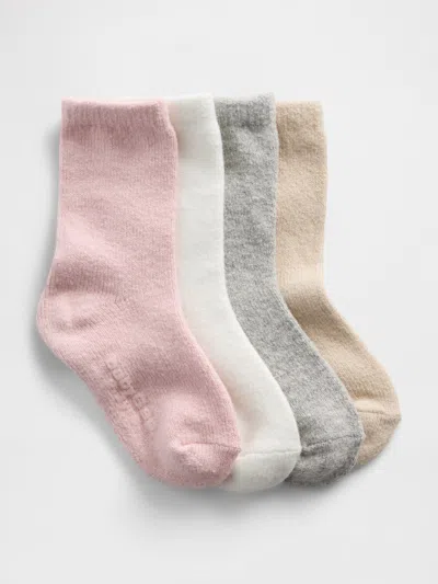 Gap Factory Babygap Cashsoft Crew Socks (4-pack) In Multi