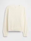 Gap Factory Babygap Cashsoft Pointelle Crewneck Cardigan In Neutral
