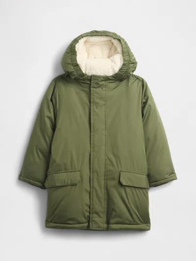 Gap Factory Babygap Coldcontrol Parka In Green