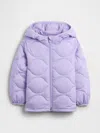 Gap Factory Babygap Coldcontrol Puffer Jacket In Purple