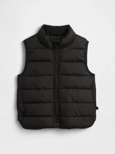 Gap Factory Babygap Coldcontrol Puffer Vest In Black