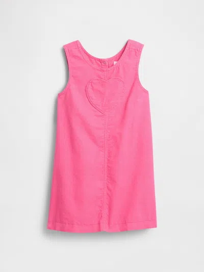 Gap Factory Babygap Corduroy Heart Skirtall In Pink