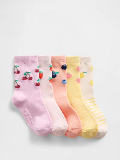 Gap Factory Babygap Crew Socks (5-pack) In Multi