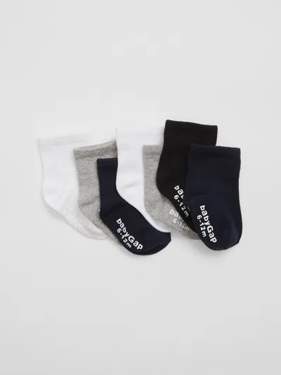 Gap Factory Babygap Crew Socks (7-pack) In Black