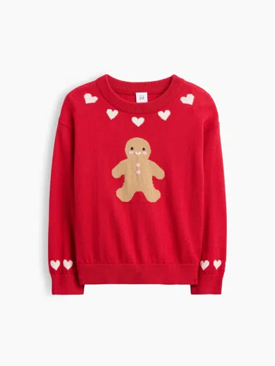 Gap Factory Babygap Crewneck Sweater In Modern Red