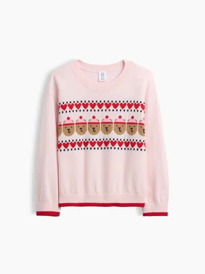Gap Factory Babygap Crewneck Sweater In Pink