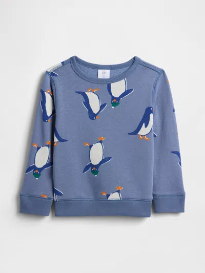 Gap Factory Babygap Crewneck Sweatshirt In Blue