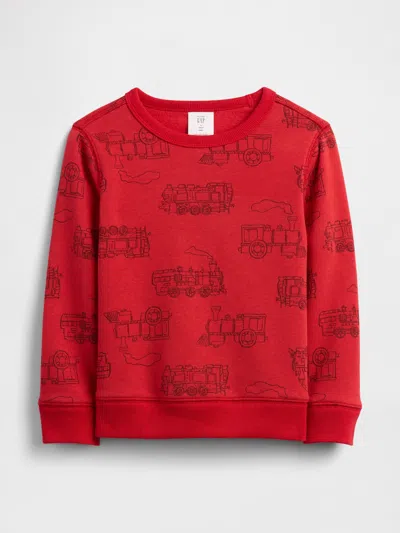Gap Factory Babygap Crewneck Sweatshirt In Red