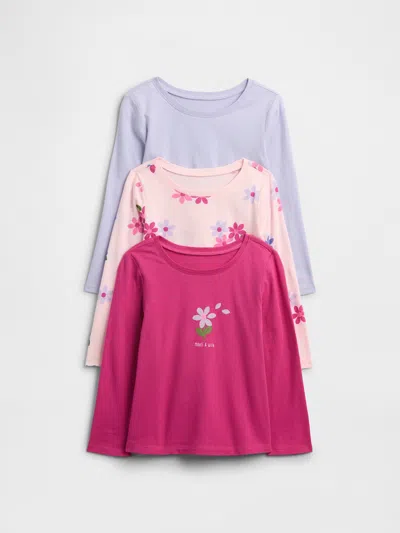 Gap Factory Babygap Crewneck T-shirt (3-pack) In Multi