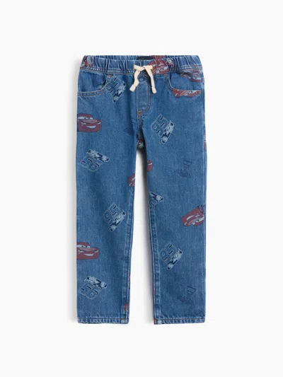 Gap Factory Babygap × Disney Cars Pull-on Slim Jeans In Blue