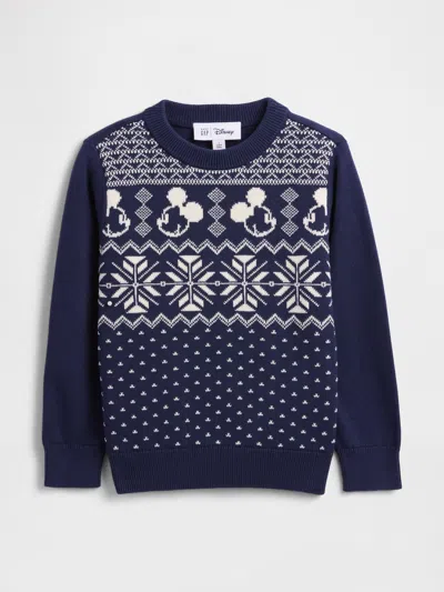 Gap Factory Babygap × Disney Intarsia Sweater In Blue