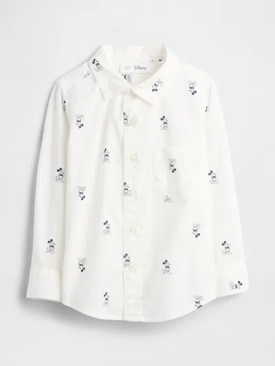 Gap Factory Babygap × Disney Mickey Mouse Poplin Shirt