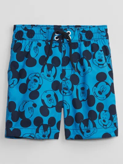 Gap Factory Babygap | Disney Mickey Mouse Swim Trunks In Blue