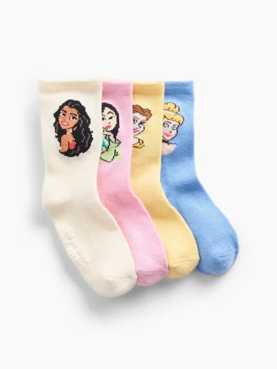 Gap Factory Babygap × Disney Princess Crew Socks (4-pack)