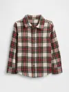 Gap Factory Babygap Flannel Shirt In Brown
