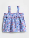 Gap Factory Babygap Gauze Smocked Top In Multi