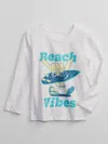 Gap Factory Babygap Graphic Rash Guard In White