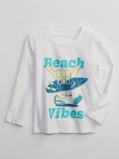 Gap Factory Kids' Babygap Graphic Rash Guard In White