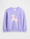 Gap Factory Babygap Graphic Sweatshirt In Purple