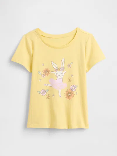 Babygap Graphic T-shirt In Yellow from Gap Factory