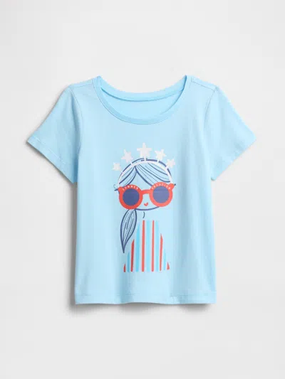 Gap Factory Babygap Graphic T-shirt In Blue