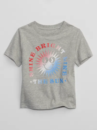 Gap Factory Babygap Graphic T-shirt In Gray
