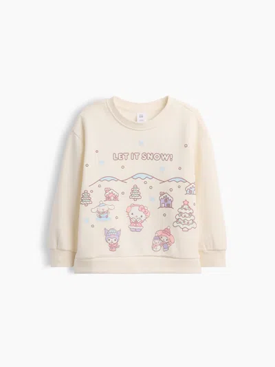Gap Factory Babygap Hello Kitty Graphic Sweatshirt In Neutral