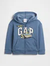 Gap Factory Babygap | Hot Wheels™ Relaxed Logo Zip Hoodie In Blue