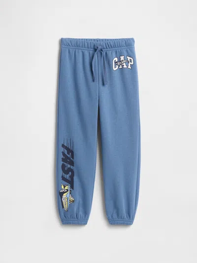 Gap Factory Babygap | Hot Wheels Relaxed Pull-on Logo Joggers In Blue
