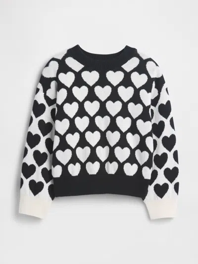 Gap Factory Babygap Intarsia Sweater In Black