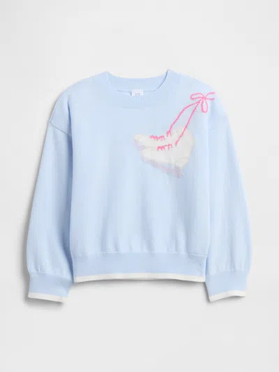 Gap Factory Babygap Intarsia Sweater In Blue