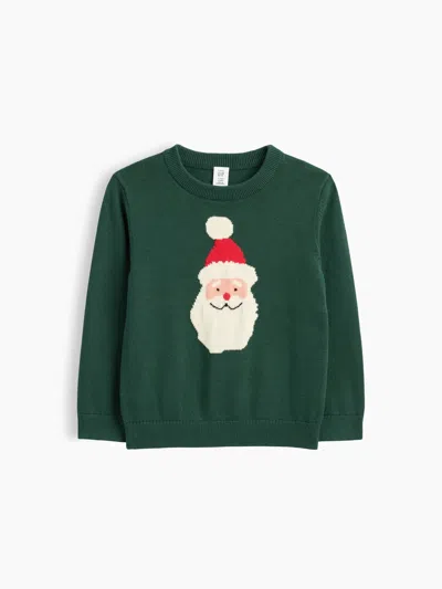 Gap Factory Babygap Intarsia Sweater In Deep Hunter Santa