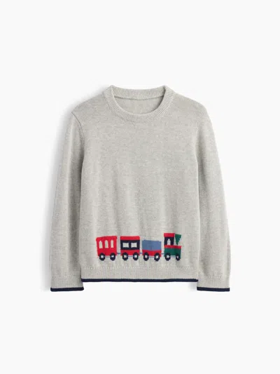 Gap Factory Babygap Intarsia Sweater In Gray