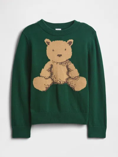 Gap Factory Babygap Intarsia Sweater In Green